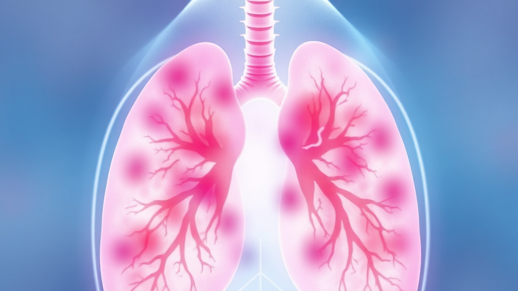 폐결절, 진단 방법은? (watercolor 스타일)