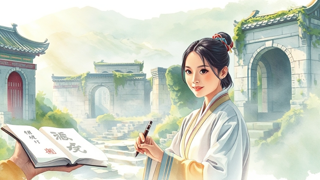 교육 과정 & 시험 준비 (watercolor 스타일)