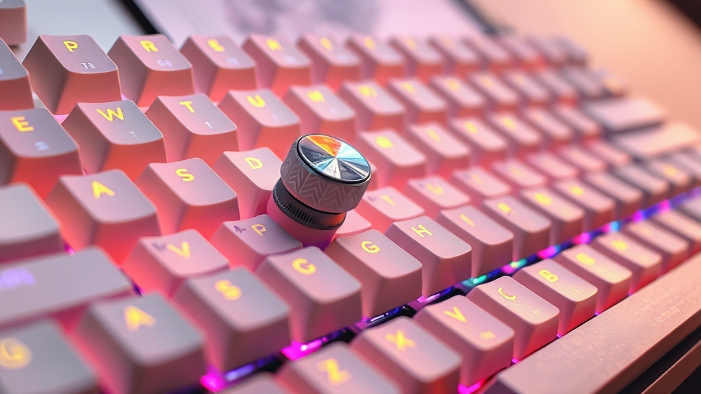 독거미 키보드 키캡 디자인 (watercolor 스타일)