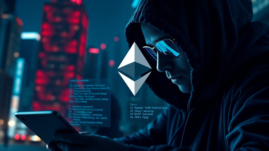 이더리움 생태계의 보안 문제와 해결책 (realistic 스타일)