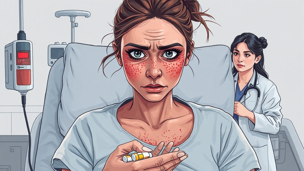 페니실린 알레르기, 어떻게 대처? (illustration 스타일)