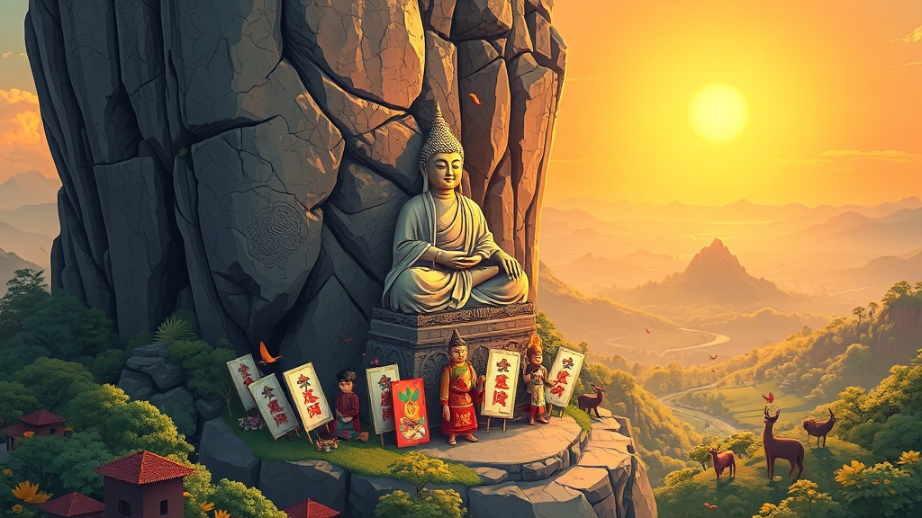 소원 성취 기념품 (illustration 스타일)