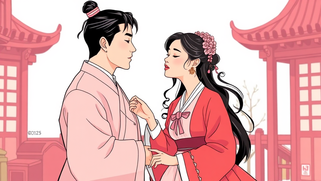 ‘삼식이 삼촌’ 인연: 드라마 속 만남 (illustration 스타일)