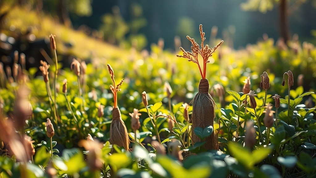 장뇌삼, 무엇일까요? (realistic 스타일)