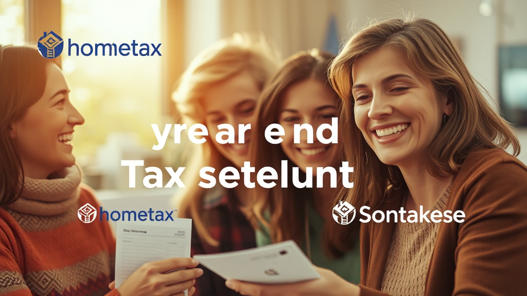 홈택스/손택스 활용법 (realistic 스타일)