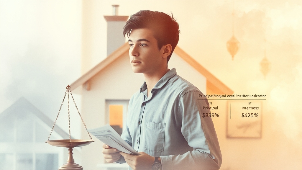 주택담보대출 상환 방법 및 이자 계산 (watercolor 스타일)