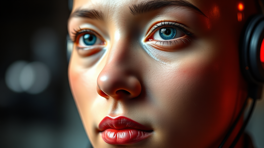 AI 기술 경쟁 심화와 시장 경쟁 구도 (realistic 스타일)