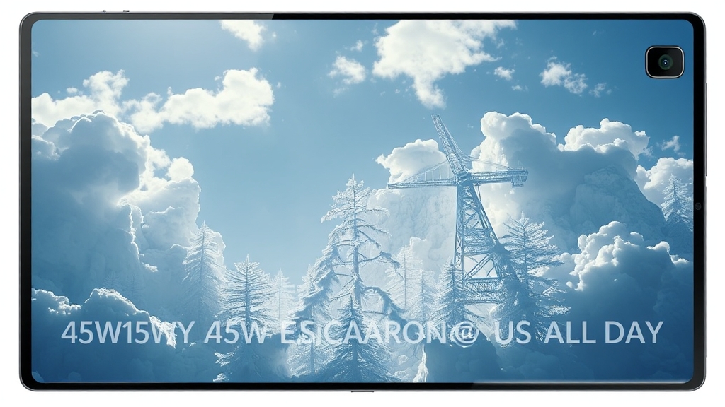 배터리 수명 및 충전 (realistic 스타일)