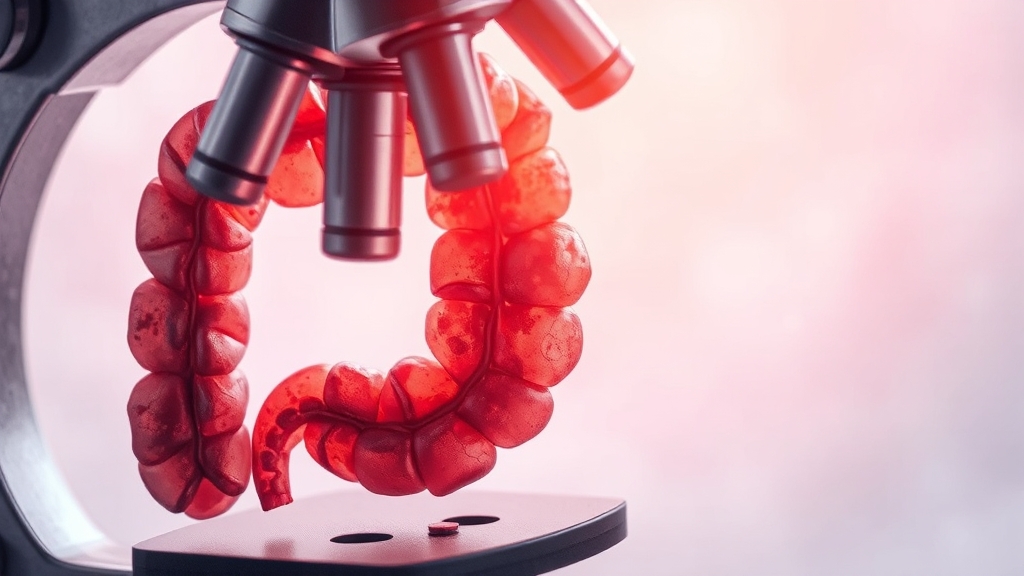 대장암이란 무엇일까요? (watercolor 스타일)