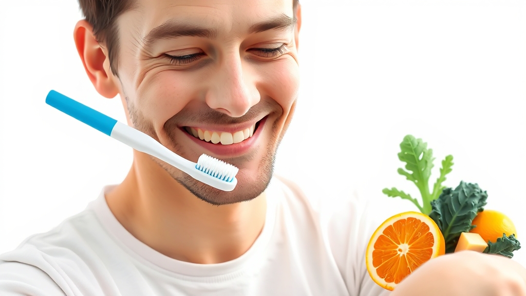 잇몸 퇴축 환자를 위한 생활 가이드 (illustration 스타일)