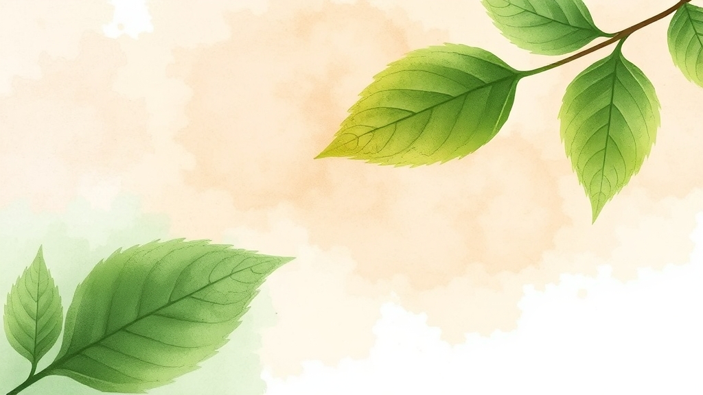 삼백초추출물 제품 선택 가이드 (watercolor 스타일)