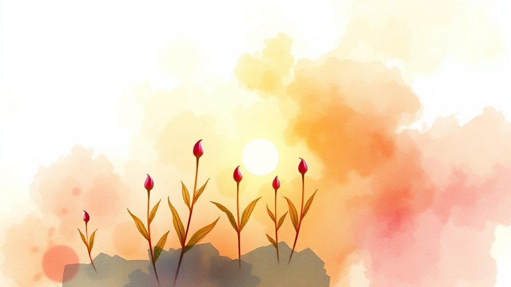 청년도약 vs 희망적금 (watercolor 스타일)