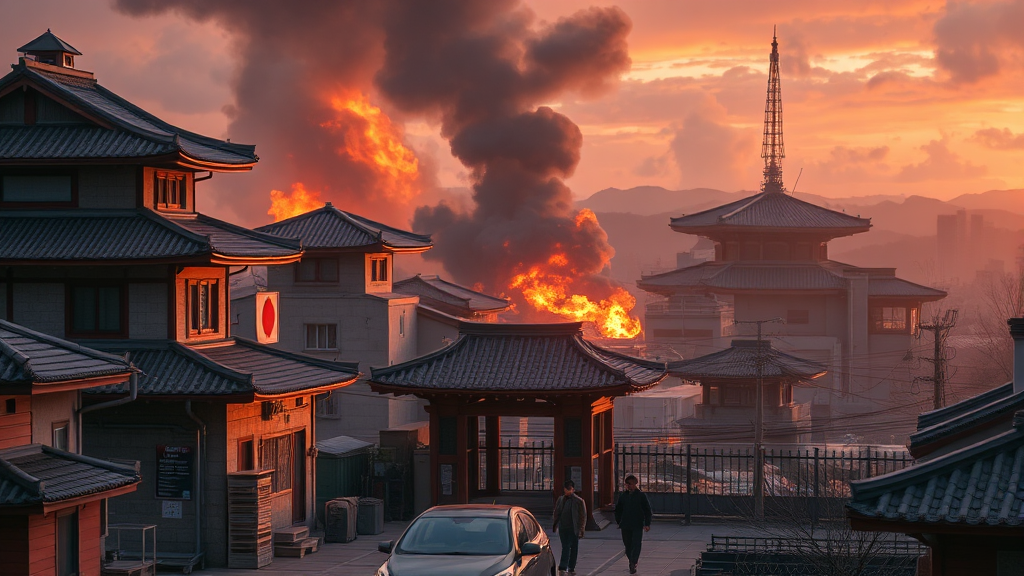 IMF 2025 한국 경제 분석 6 한국 경제의 위험 요인 (realistic 스타일)