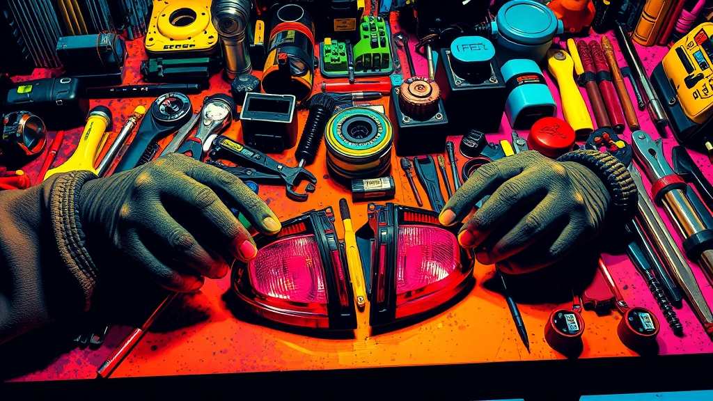 자가 수리, 준비물은? (popart 스타일)