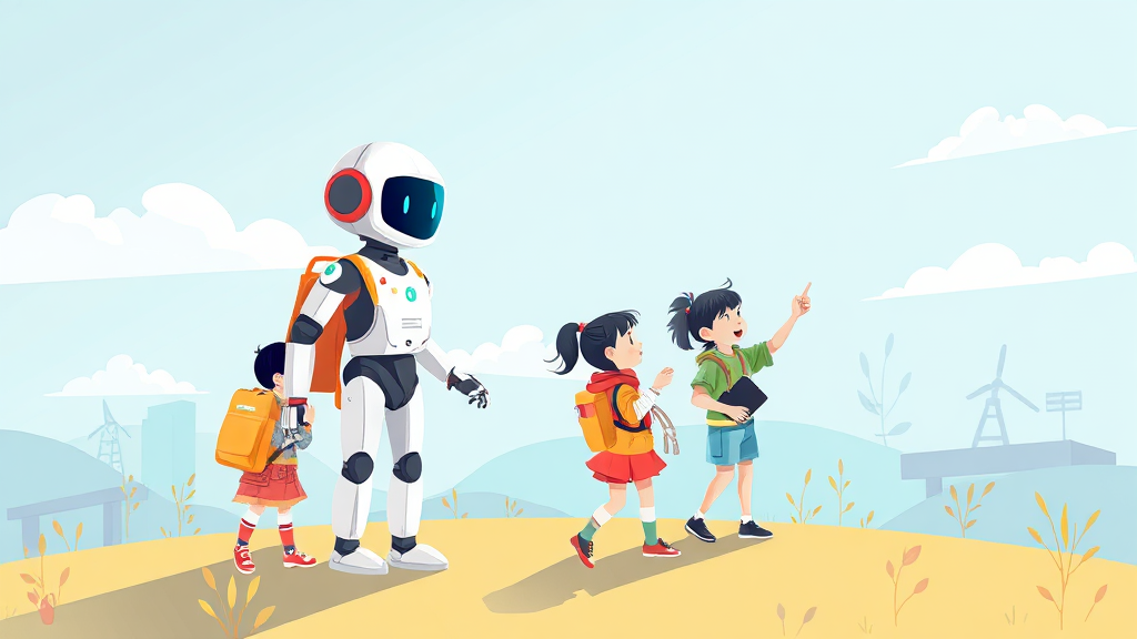 미래 직업 체험 프로그램 (illustration 스타일)