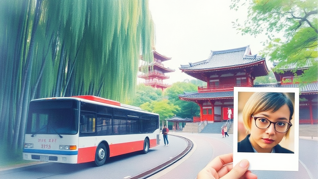 버스투어 후기 및 팁 (watercolor 스타일)