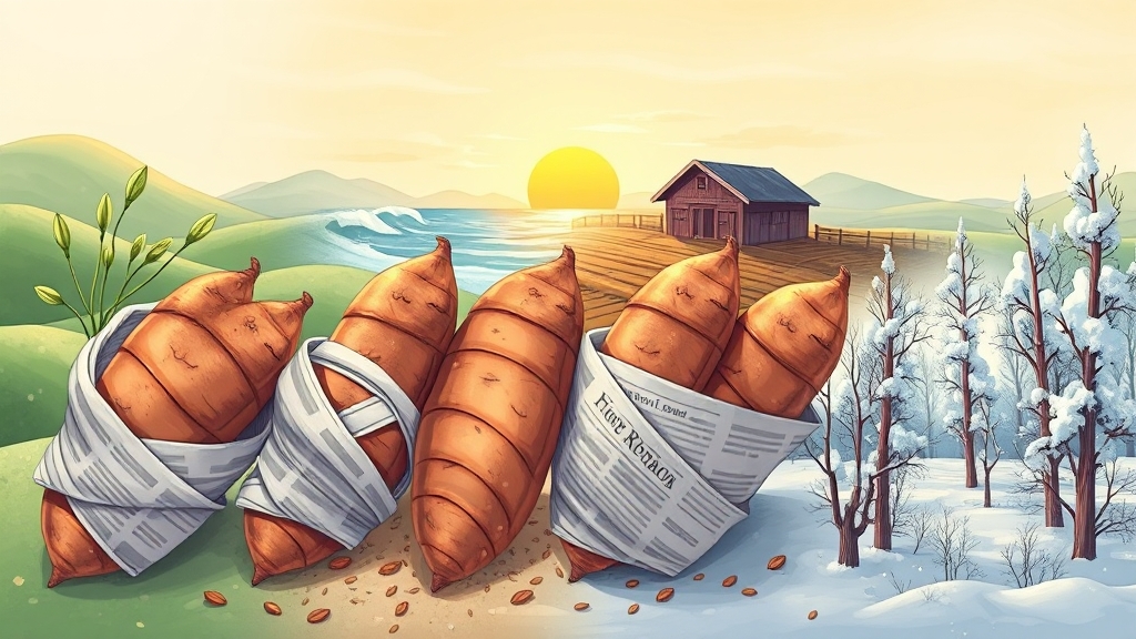 계절별 맞춤 보관 전략 (illustration 스타일)