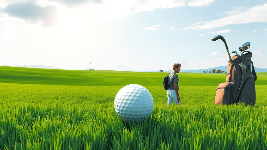 골프여행 준비물 & 예약 꿀팁 (illustration 스타일)