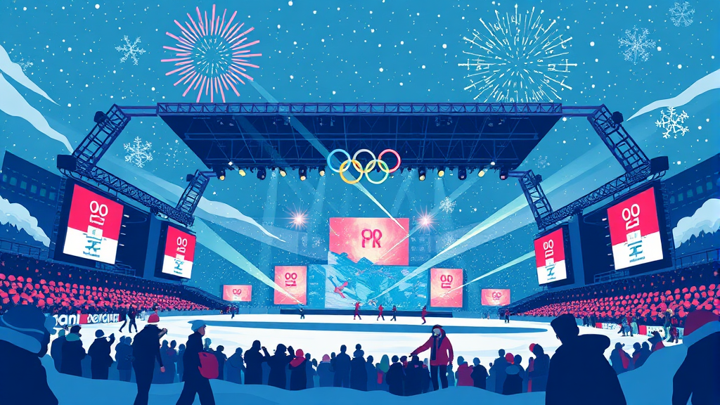 문화, 예술, 스포츠: 감동과 즐거움의 현장 (illustration 스타일)