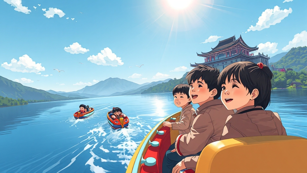체험 관광지 (illustration 스타일)