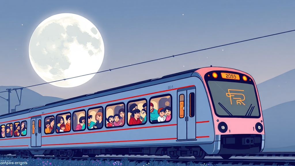 2025 추석 예매 일정 (cartoon 스타일)