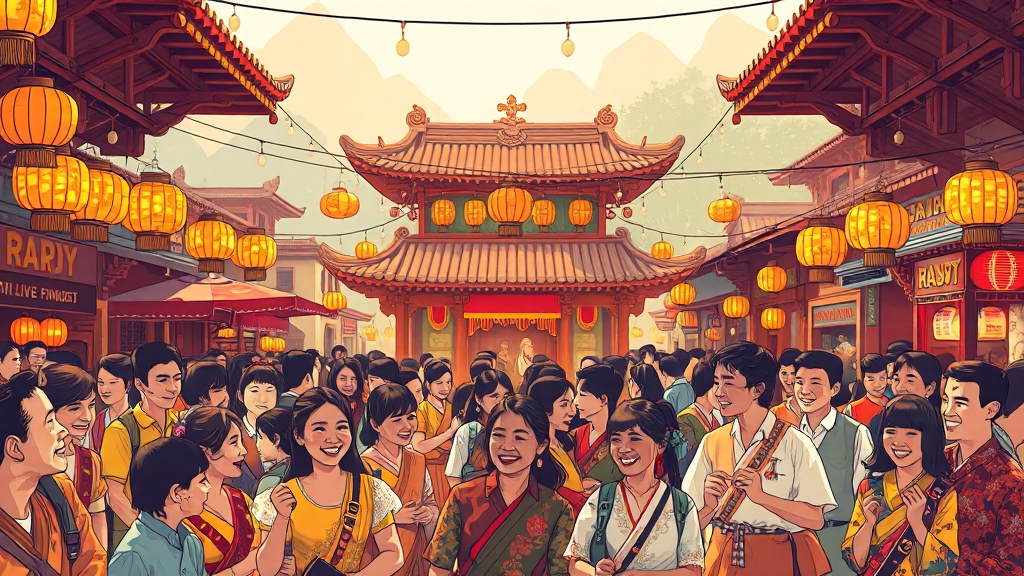 지역 축제란 무엇일까요? (illustration 스타일)