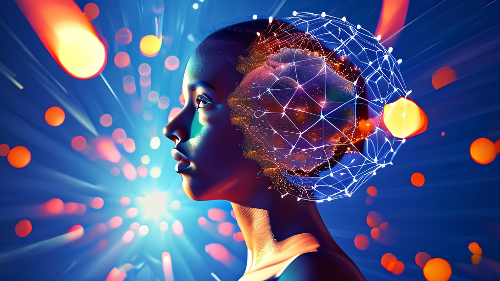 AI 시대, 인간의 정체성과 핵심 역량 강화 (realistic 스타일)