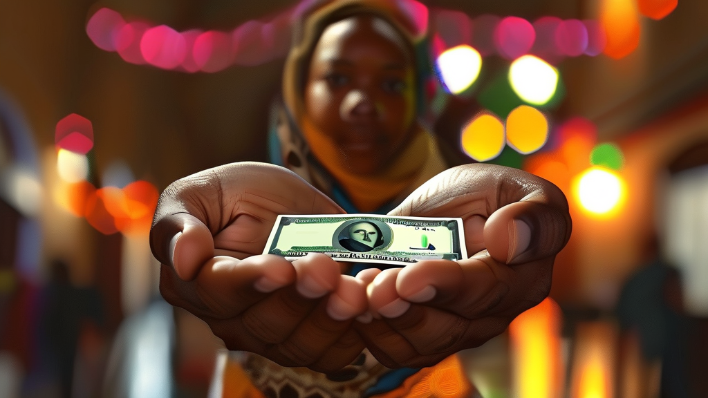 지원금 지급 방식과 일정 (realistic 스타일)