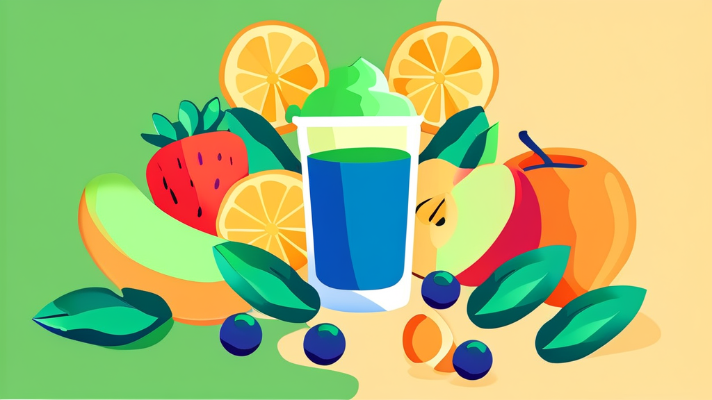 실패 없는 다이어트, 보조제와 함께 성공하는 법 (cartoon 스타일)