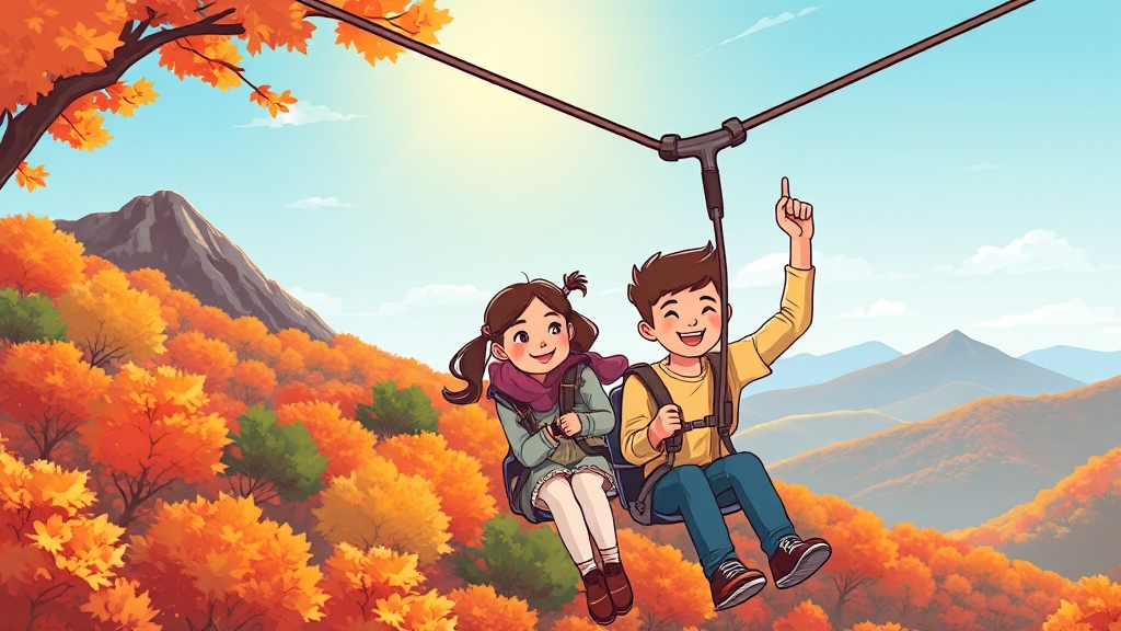 인기 자연휴양림 추천 (cartoon 스타일)