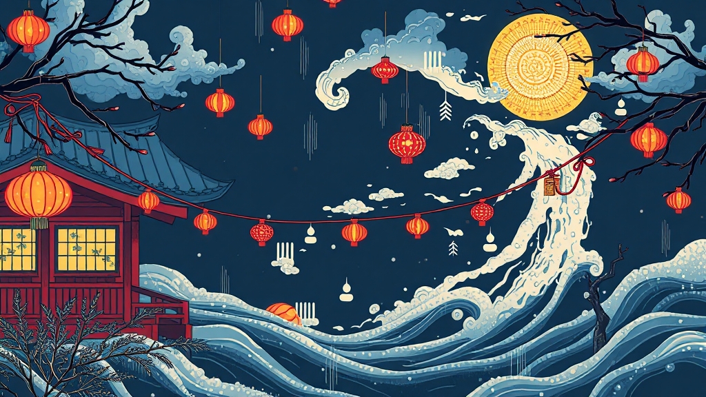 추석 태풍 발생 현황 (illustration 스타일)