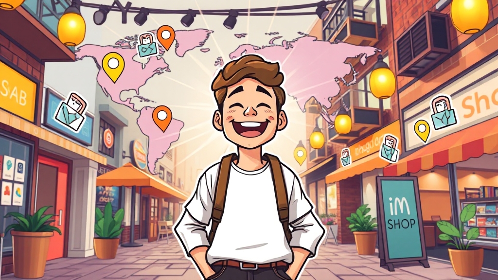 가맹점 등록 안내 (cartoon 스타일)