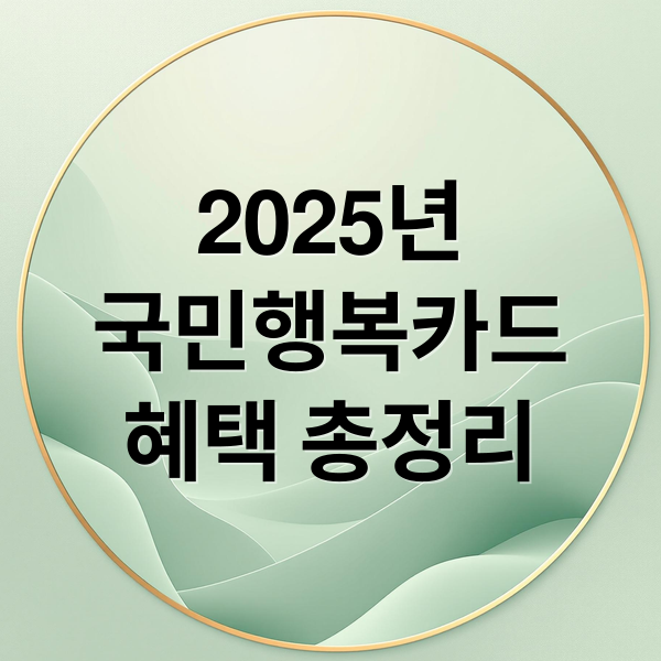 2025년
국민행복카드
혜택 총정리 (2025 국민행복카드 임신출산진료비 100만원 신청)
