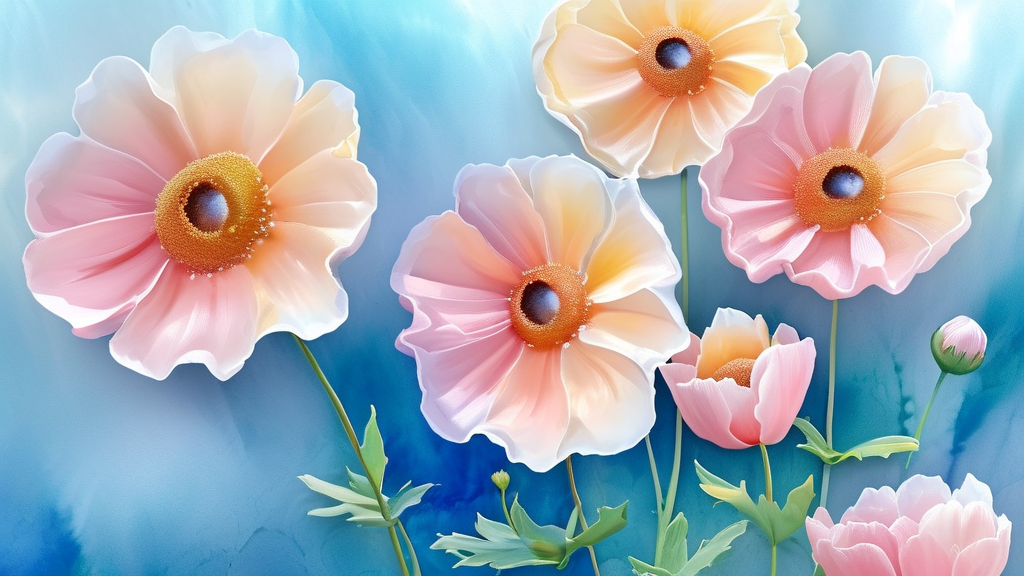 투표의 모든 것: 사전투표부터 본투표까지 (watercolor 스타일)