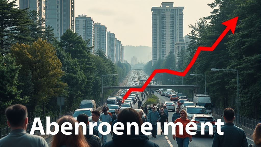 부동산 시장 현황 (realistic 스타일)