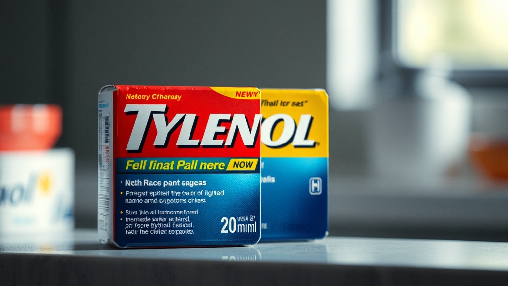 타이레놀, 어떻게 보관해야 할까요? (realistic 스타일)