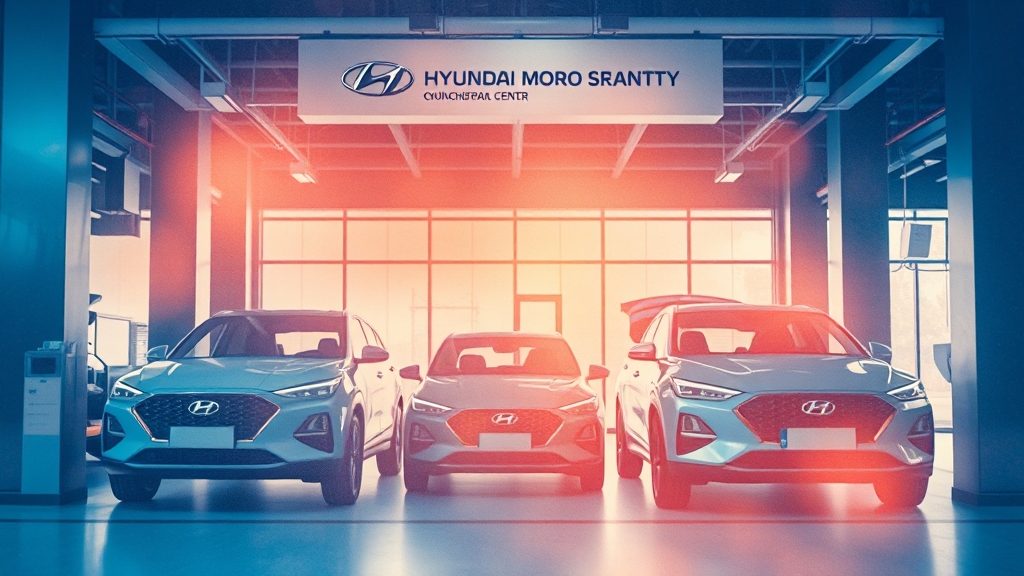 현대차 보증 서비스 안내 (watercolor 스타일)