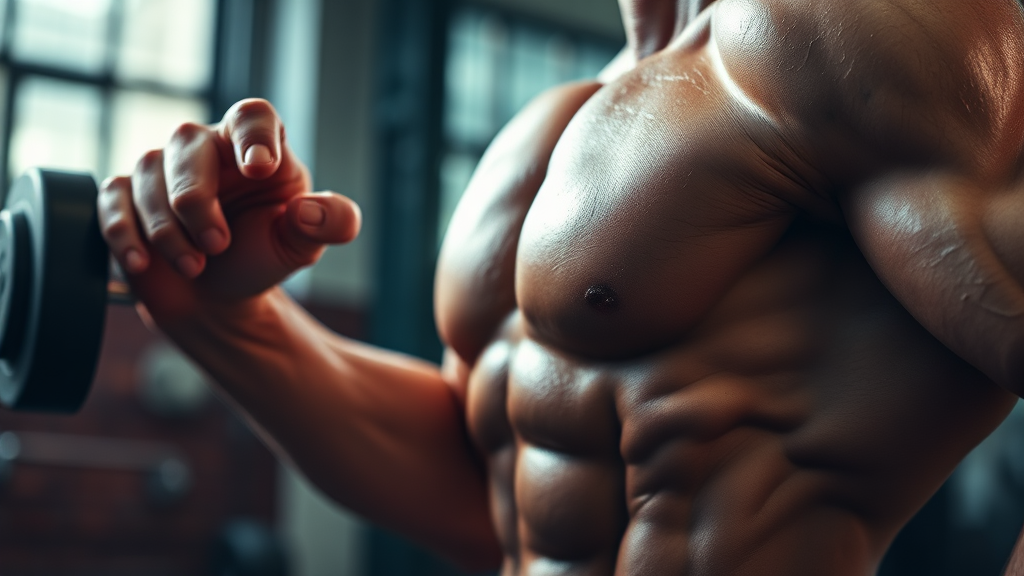 아르기닌과 운동, 시너지 효과 (realistic 스타일)