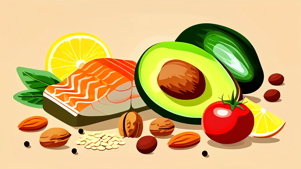 몸을 살리는 건강한 식재료 탐구 (illustration 스타일)
