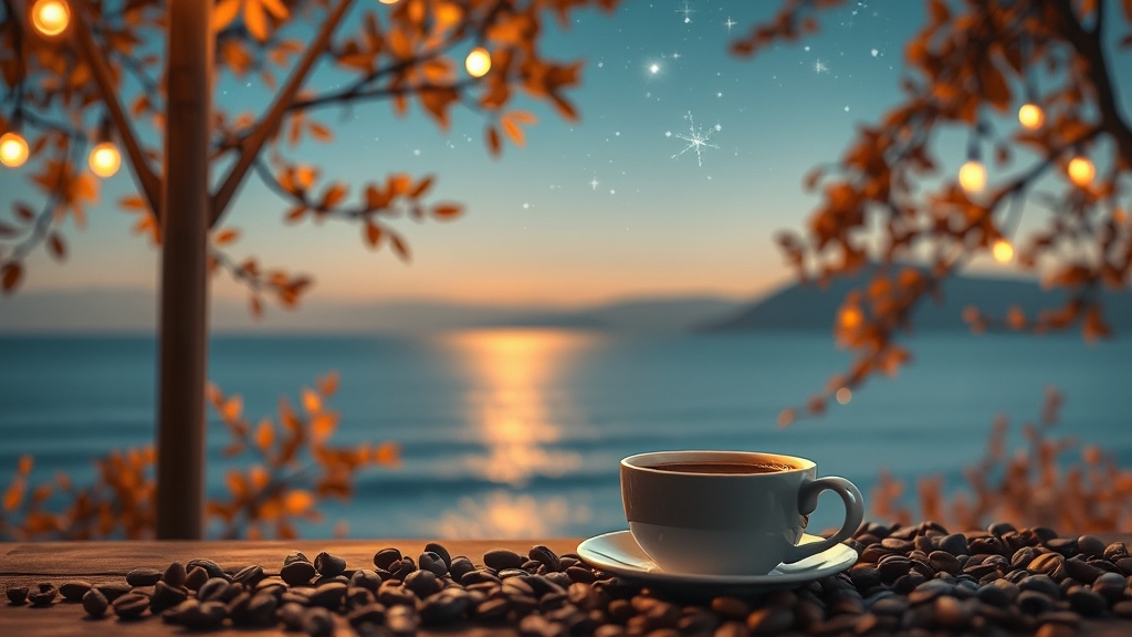 강릉 커피 축제 개요 (realistic 스타일)