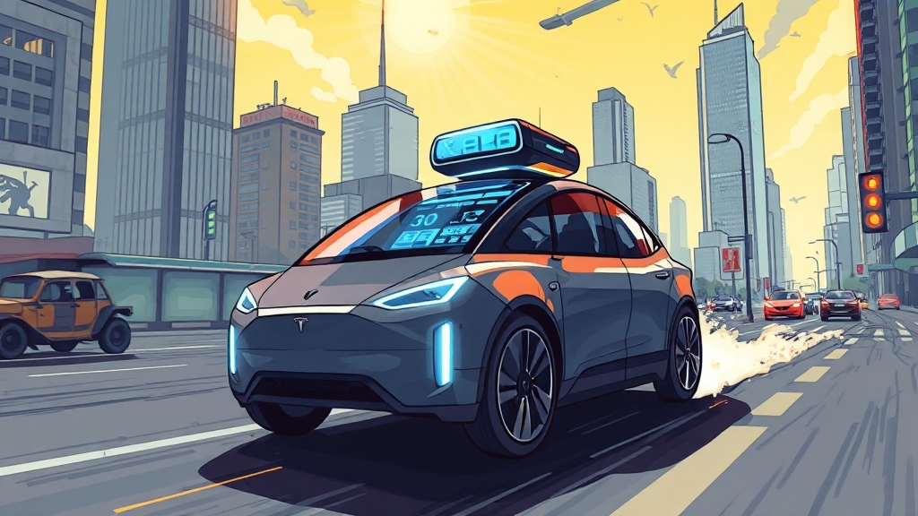 로보택시, 미래는 밝을까? (cartoon 스타일)