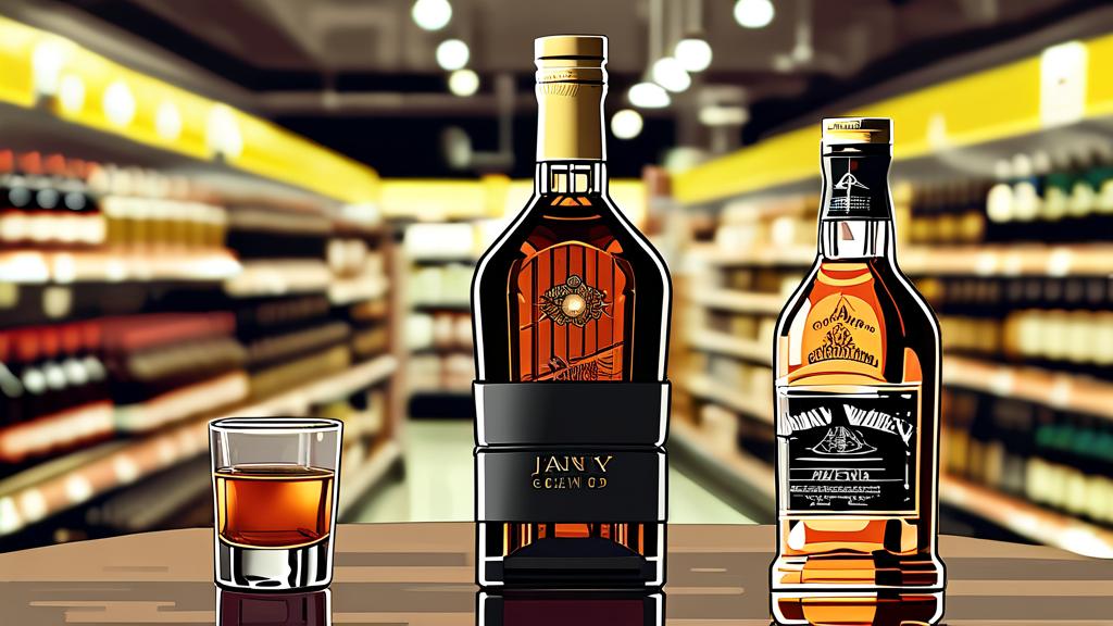 코스트코에서 만나는 조니워커 블루라벨: 구매 가이드 (illustration 스타일)