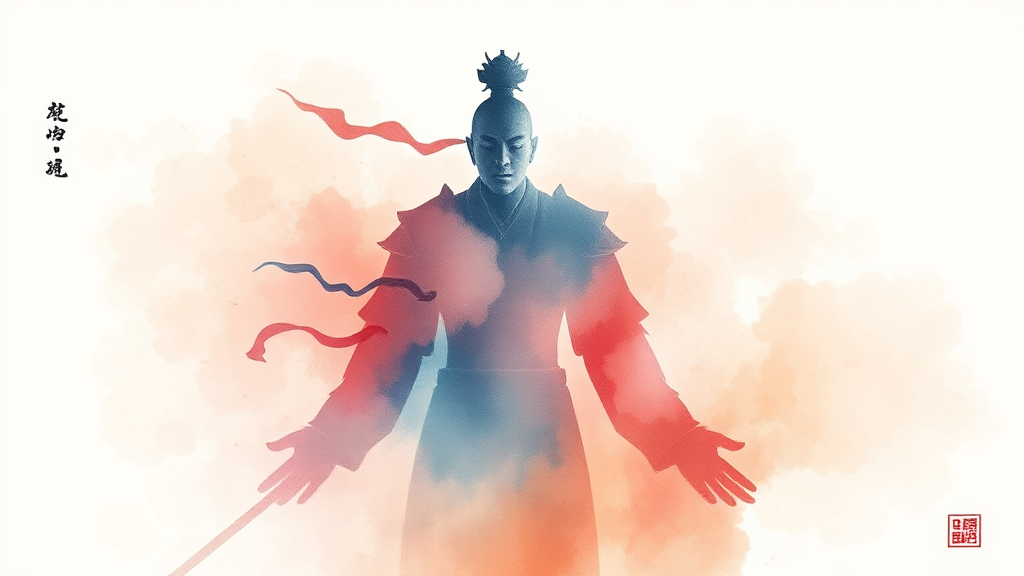 AI 챗봇 시장, 삼국지? (watercolor 스타일)