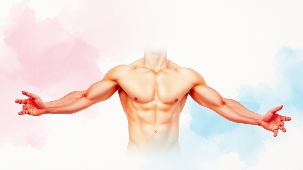 운동 병행 및 습관 개선 (watercolor 스타일)