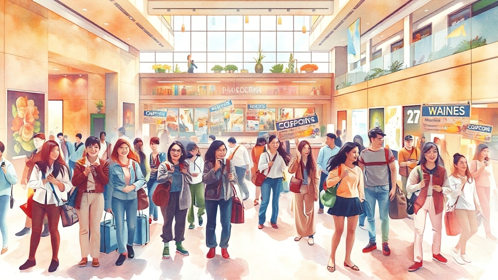 숙박세일페스타, 어떤 혜택이? (watercolor 스타일)