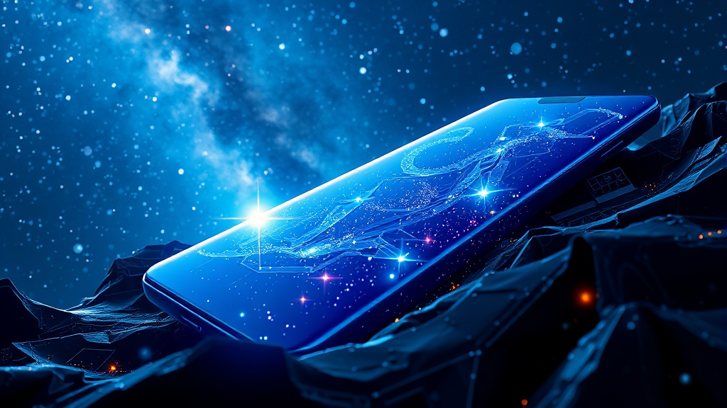 갤럭시 언팩 2026: 새로운 스마트폰의 모든 것 (realistic 스타일)