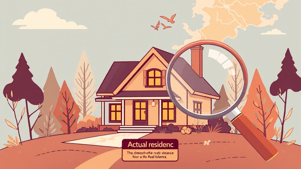 실거주 의무 및 제한 사항 (illustration 스타일)