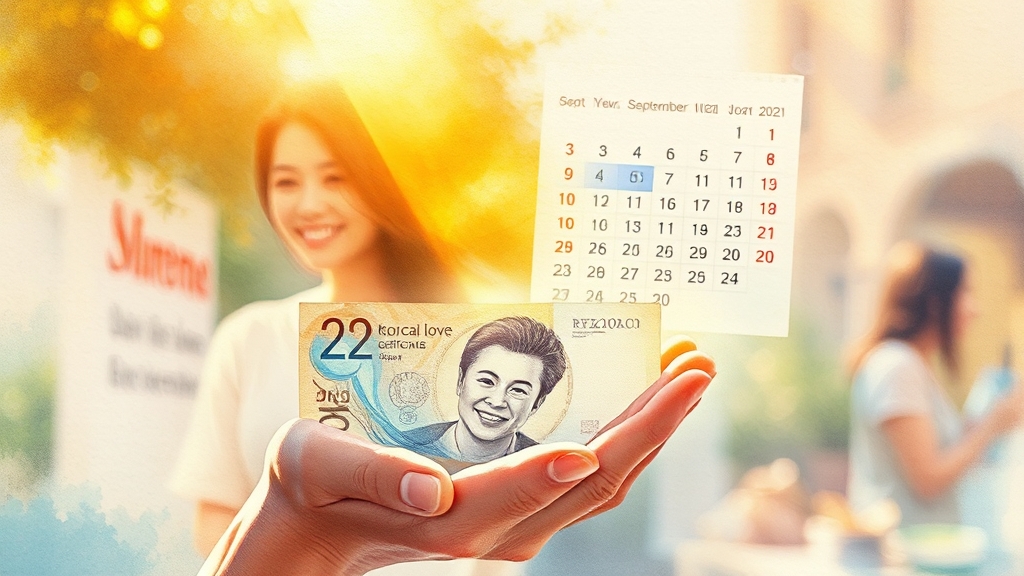 민생회복지원금, 왜 중요할까요? (watercolor 스타일)