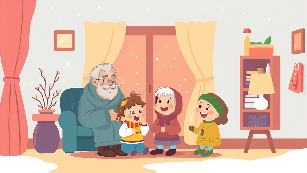 난방비 지원, 누가 받을 수 있나? (cartoon 스타일)