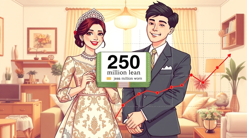 대출 한도 & 금리 비교 (illustration 스타일)